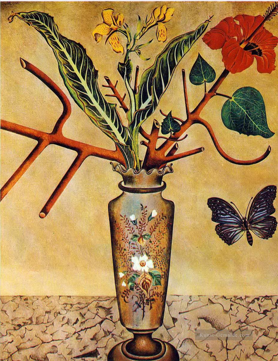 Blumen und Schmetterling Joan Miró Ölgemälde